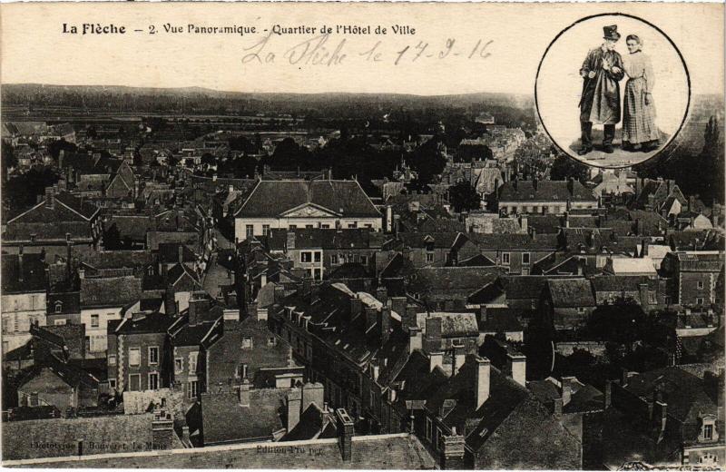 Carte postale ancienne La Fleche Sainte-Colombe