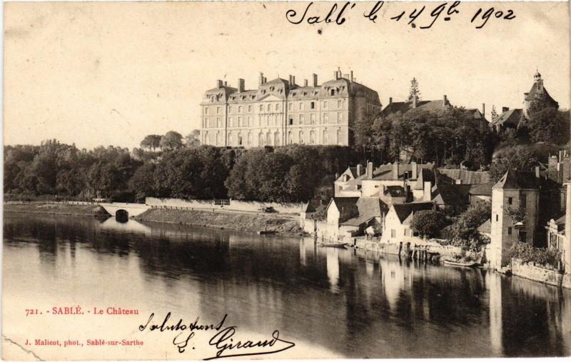 Carte postale ancienne Sable le Chateau