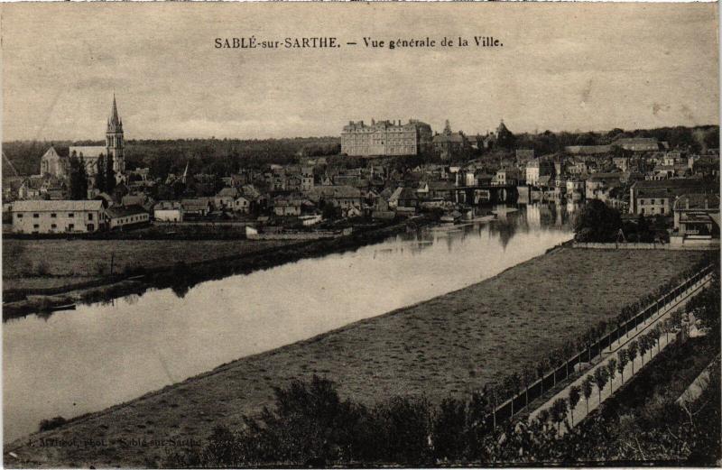 Carte postale ancienne Sable vue generale