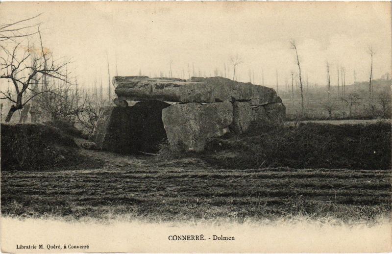 Carte postale ancienne Connerre Grand Pont