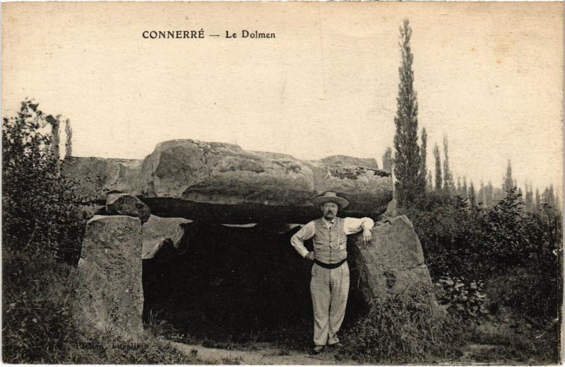 Carte postale ancienne Connerre Moulin de la Croix