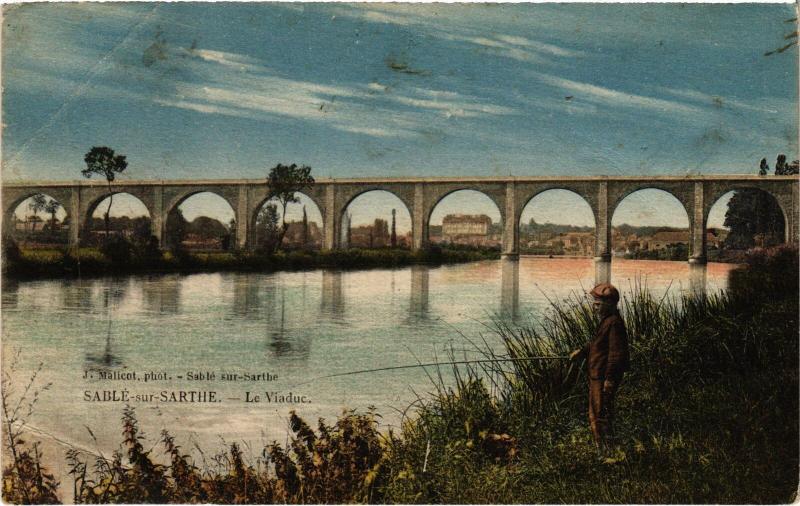 Carte postale ancienne Sable le Viaduc