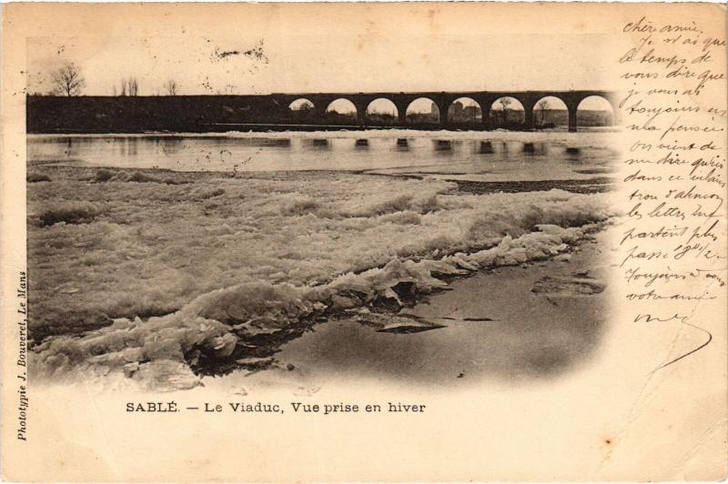 Carte postale ancienne Sable le Viaduc