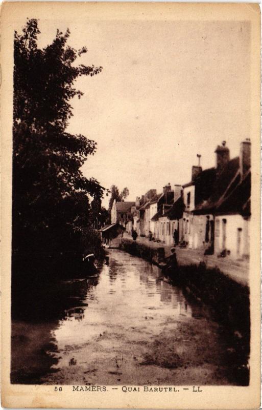 Carte postale ancienne Mamers Quai Barutel à Mamers