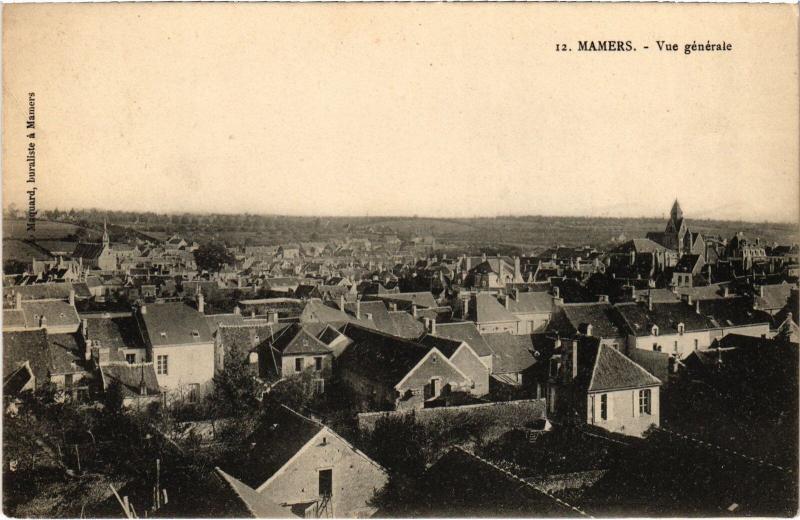 Carte postale ancienne Mamers vue generale à Mamers