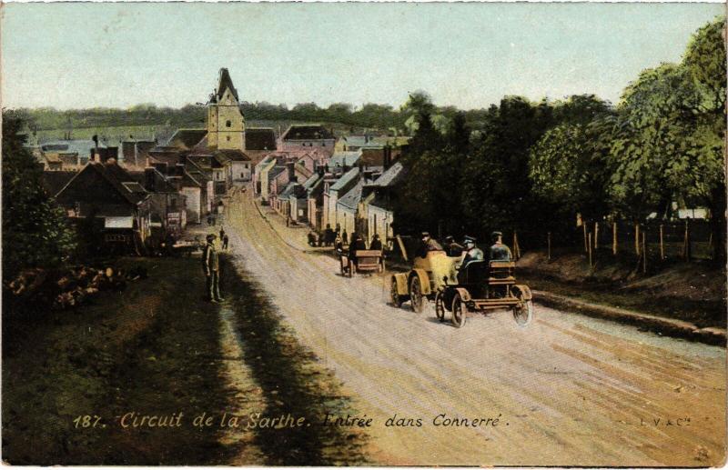 Carte postale ancienne Connerre entree