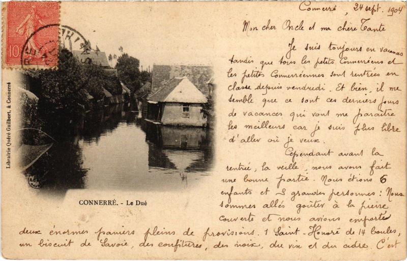 Carte postale ancienne Connerre le Due