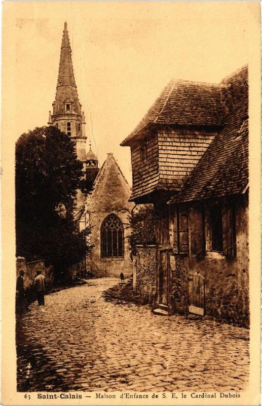 Carte postale ancienne St Calais Maison d'Enfance de S.E. le Cardinal Dubois