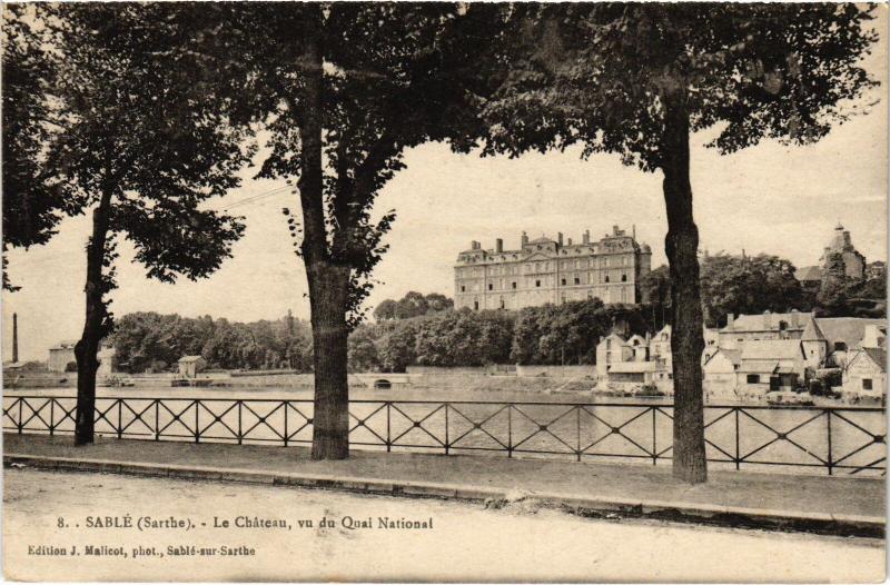 Carte postale ancienne Sable le Chateau