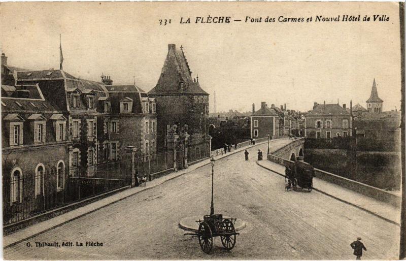 Carte postale ancienne La Fleche la Douve
