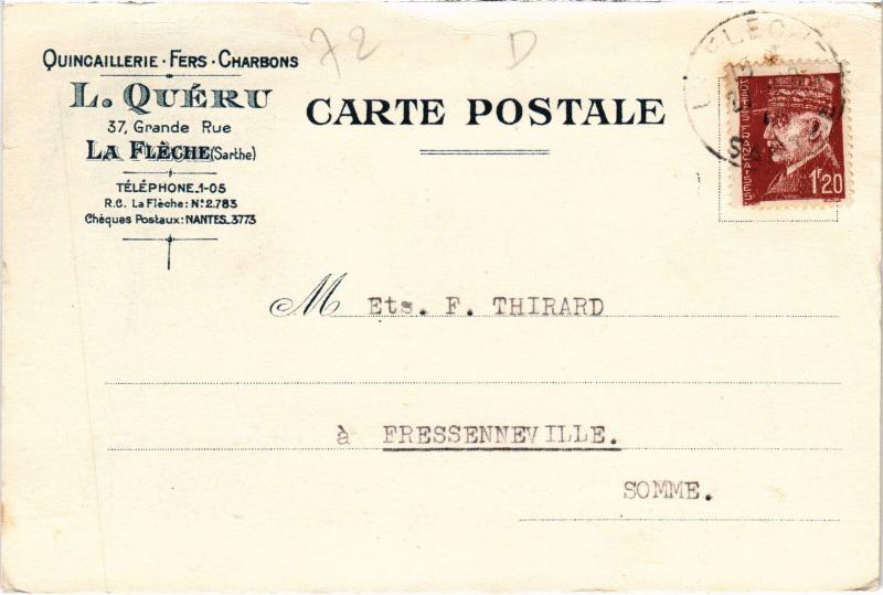 Carte postale ancienne La Fleche Hotel de Ville