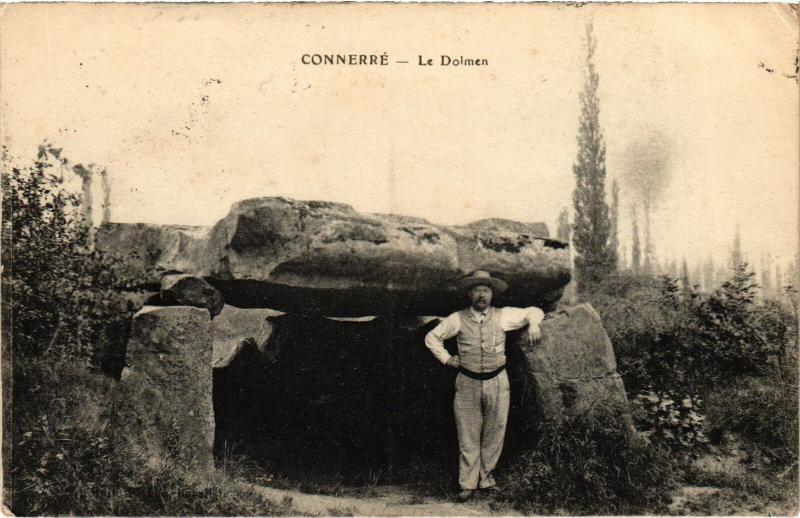 Carte postale ancienne Connerre Hotel de Ville