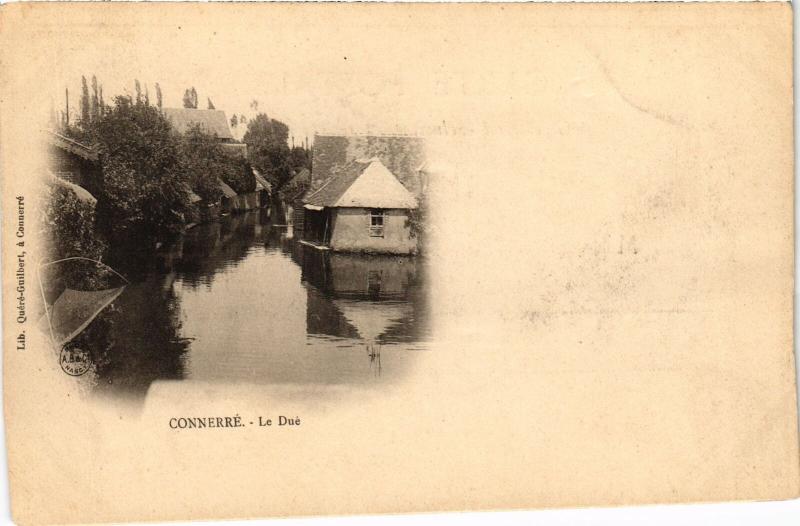 Carte postale ancienne Connerre Rue Faidherbe