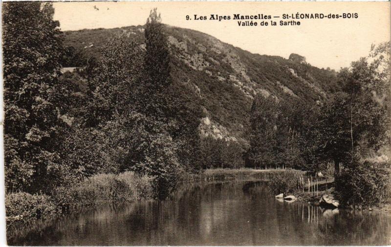 Carte postale ancienne St Leonard des Bois vallee de la Sarthe