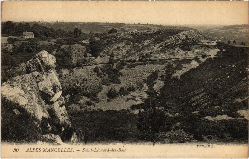 Carte postale ancienne St Leonard des Bois