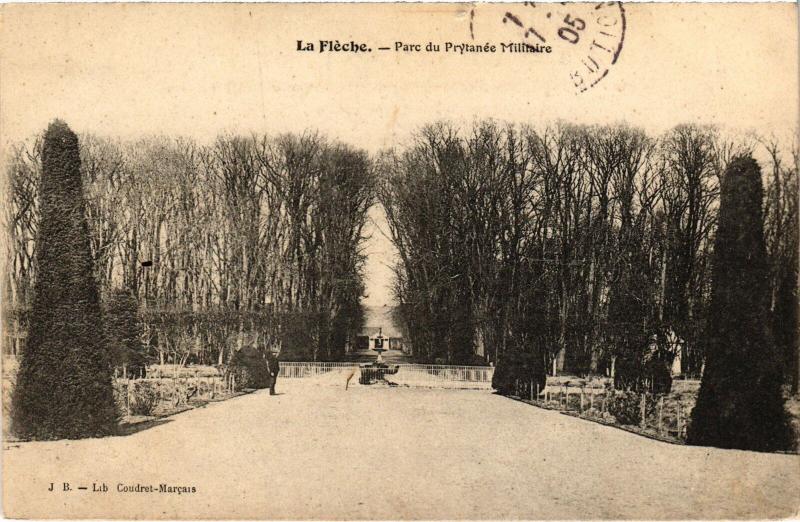 Carte postale ancienne La Fleche Parc du Prytanee Militaire