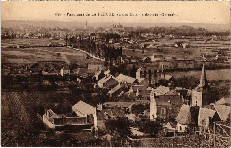 Carte postale ancienne La Fleche panorama