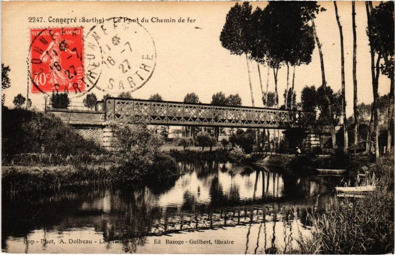 Carte postale ancienne Connerre le Dolmen