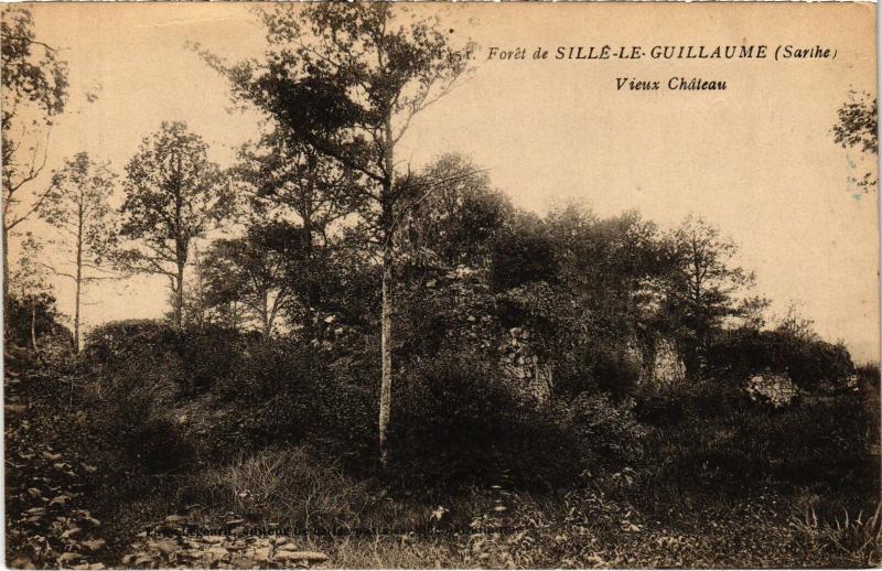 Carte postale ancienne Sille Guillaume vieux Chateau