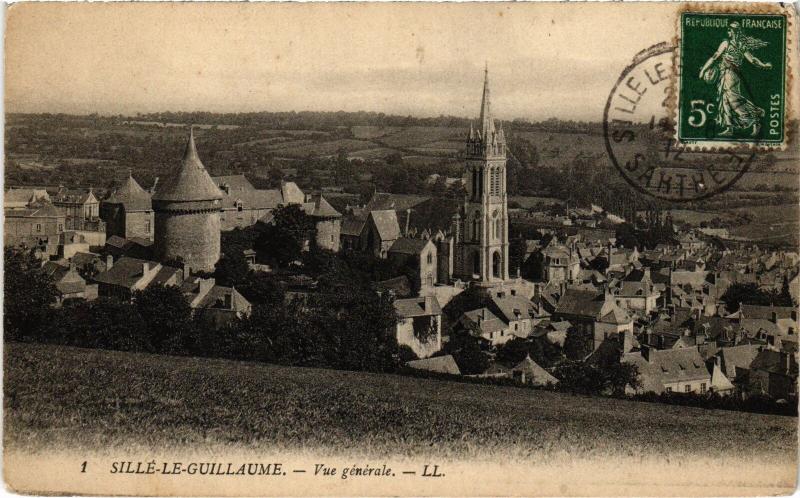 Carte postale ancienne Sille Guillaume vue generale