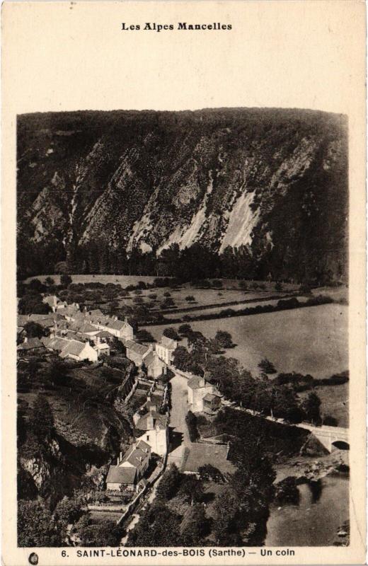 Carte postale ancienne St Leonard des Bois un coin