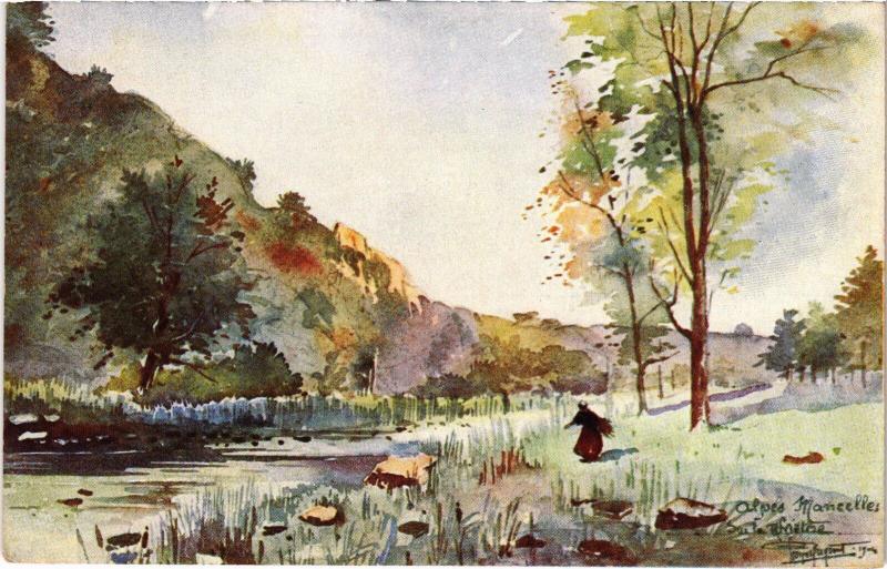 Carte postale ancienne St Leonard des Bois panorama