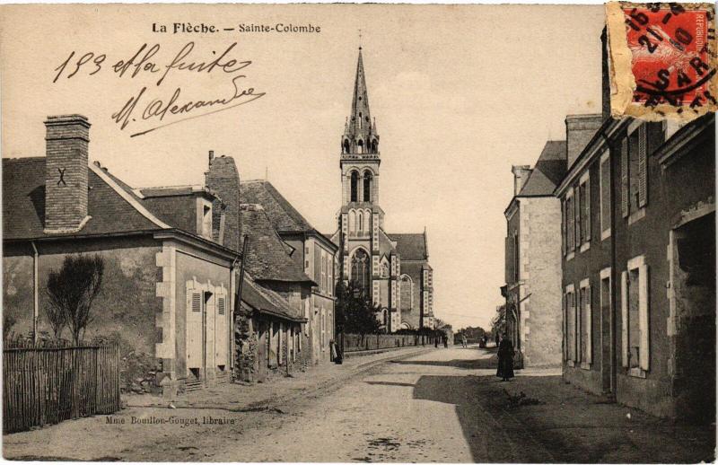 Carte postale ancienne La Fleche le Loir