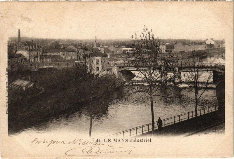 Carte postale ancienne Le Mans industriel au Mans