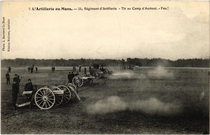 Carte postale ancienne Le Mans Tir au Camp d'Auvour au Mans
