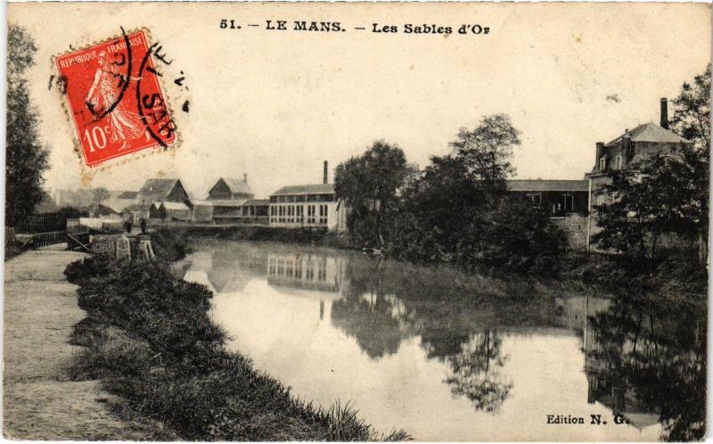 Carte postale ancienne Le Mans les Sables d'Or au Mans