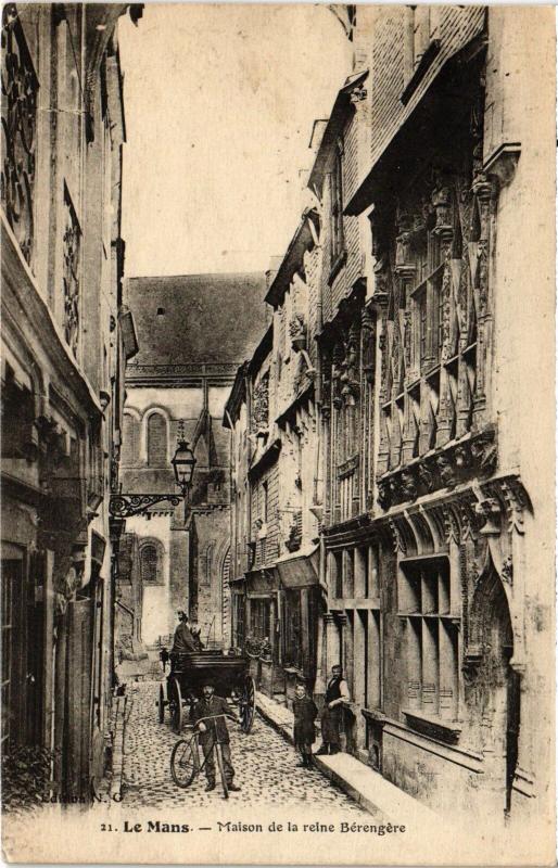 Carte postale ancienne 21. Le Mans. - Maison de la Reine Bérengère (c.1910)  au Mans