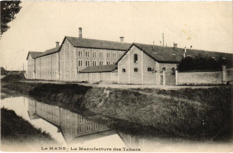 Carte postale ancienne Le Mans Manufacture des Tabacs au Mans