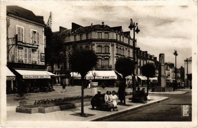 Carte postale ancienne Le Mans vue sur le Boulevard de la Gare au Mans