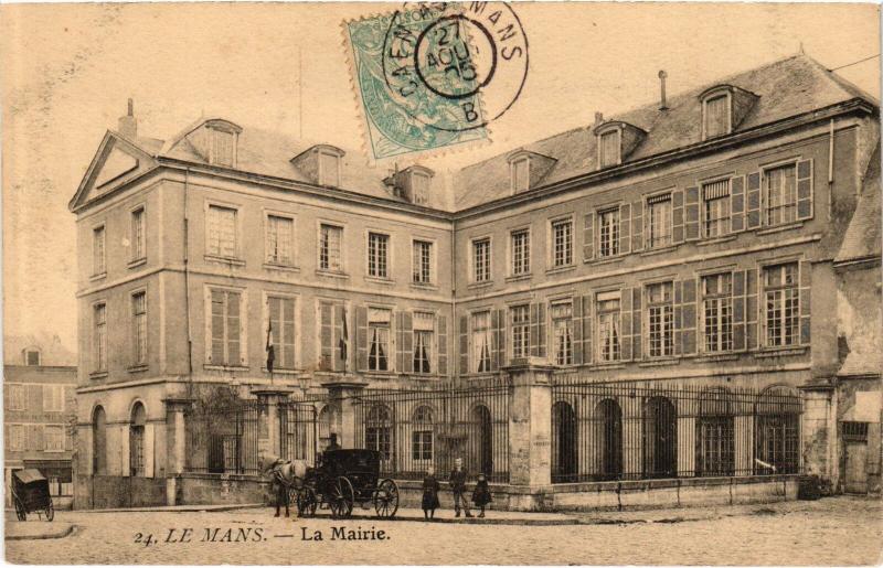 Carte postale ancienne Le Mans la Mairie au Mans