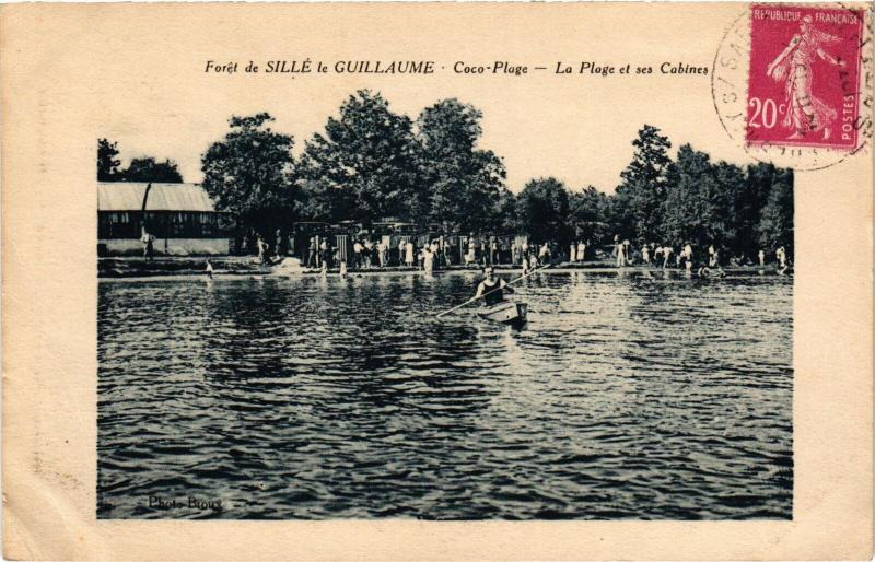 Carte postale ancienne Sille Guillaume Coco Plage