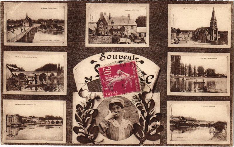 Carte postale ancienne La Suze souvenir