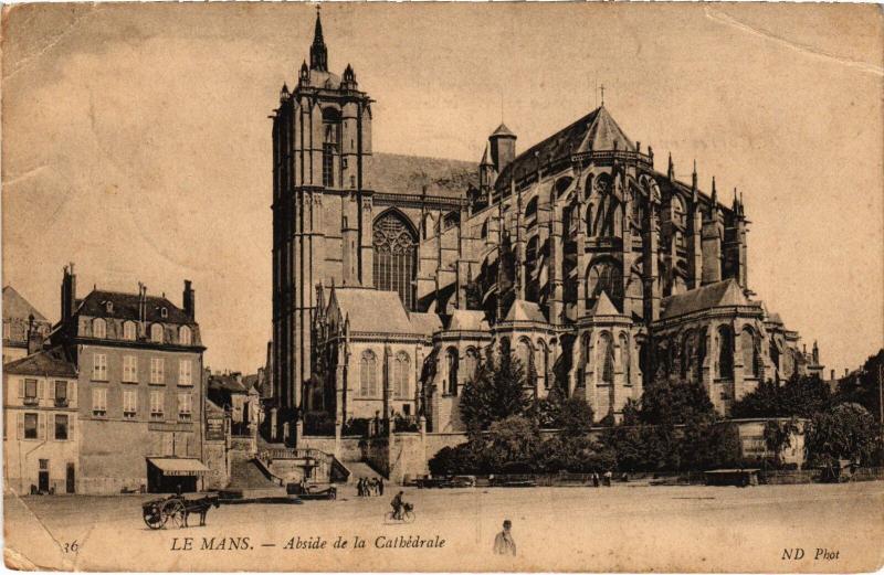 Carte postale ancienne Le Mans la Cathedrale au Mans