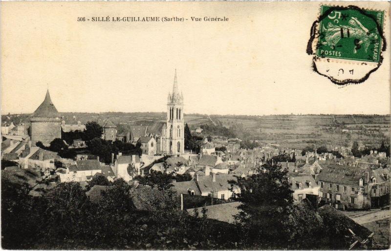 Carte postale ancienne Sille Guillaume vue generale