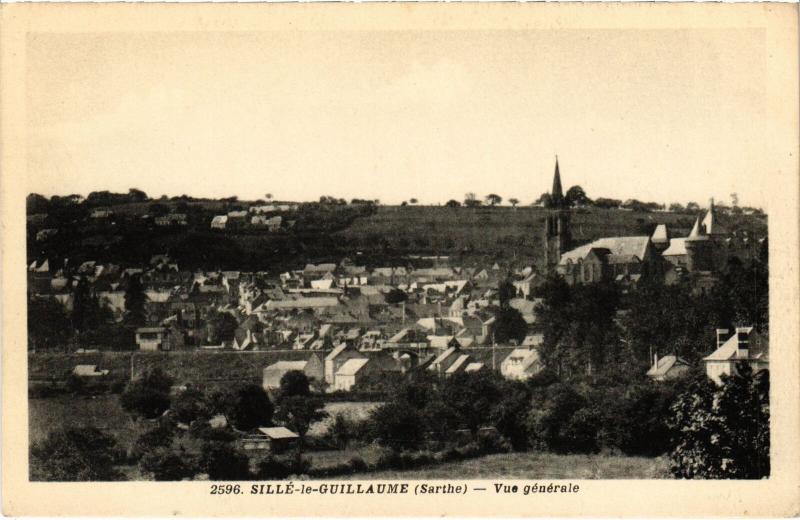 Carte postale ancienne Sille Guillaume vue generale