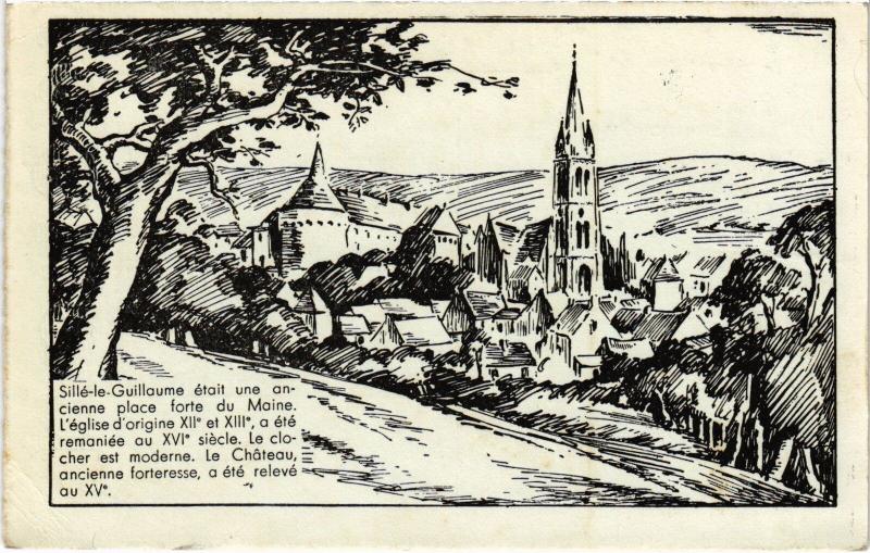Carte postale ancienne Sille Guillaume