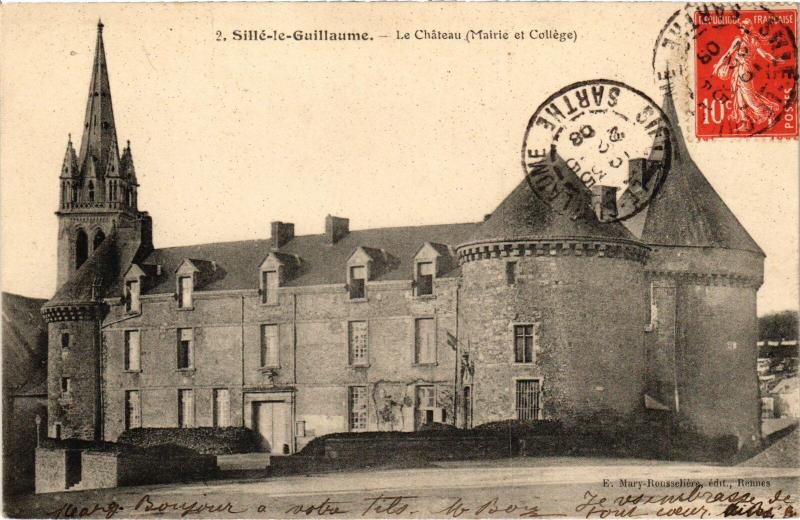 Carte postale ancienne Sille Guillaume le Chateau