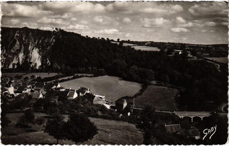 Carte postale ancienne St Leonard des Bois Haut Fourche Pont sur la Sarthe