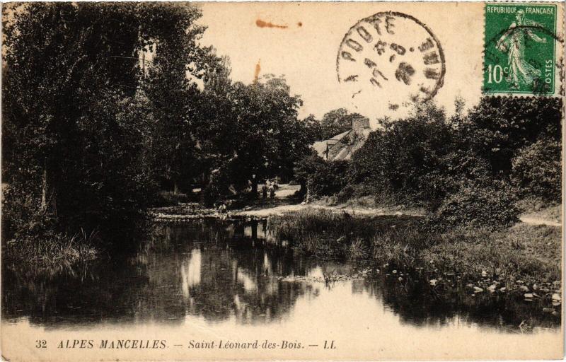 Carte postale ancienne St Leonard des Bois