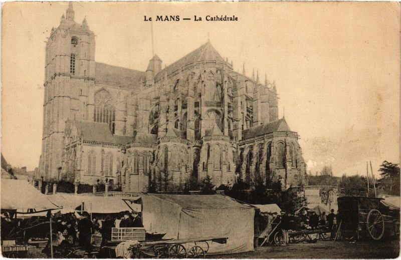 Carte postale ancienne Le Mans la Cathedrale au Mans