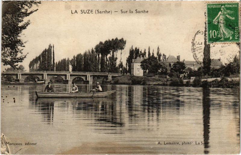 Carte postale ancienne La Suze sur la Sarthe