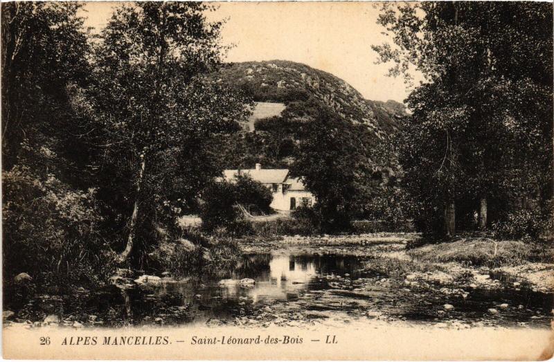 Carte postale ancienne St Leonard des Bois