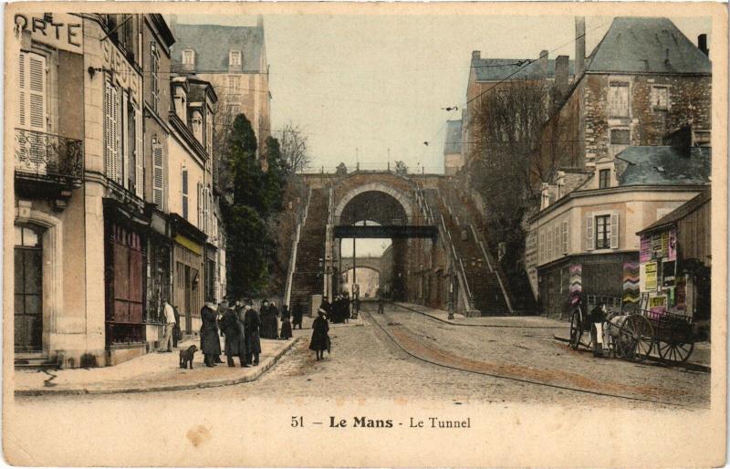 Carte postale ancienne Le Mans le Tunnel au Mans