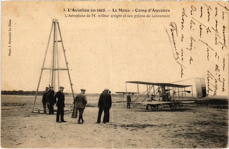 Carte postale ancienne Le Mans Camp d'Auvours au Mans