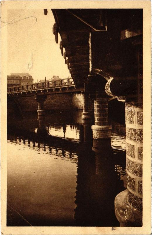 Carte postale ancienne Le Mans Pont en X au Mans