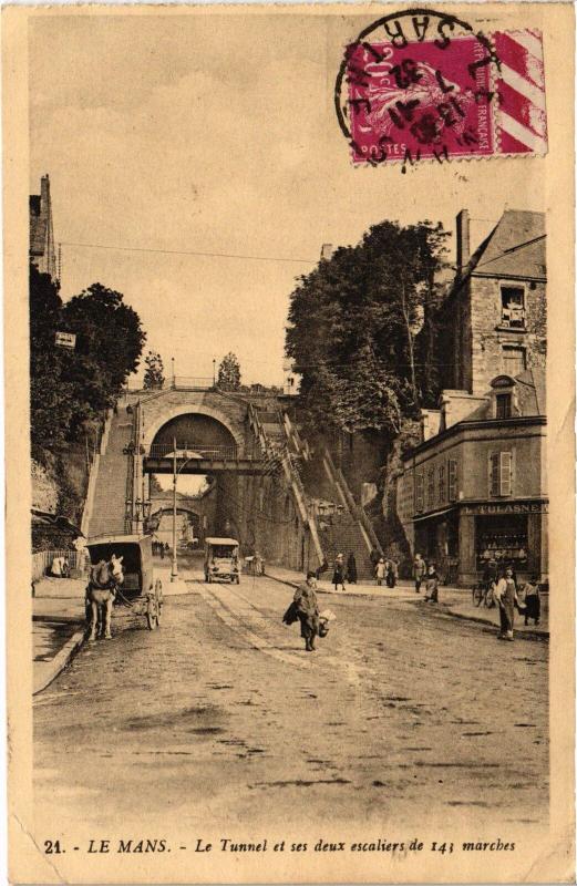 Carte postale ancienne Le Mans le Tunnel au Mans